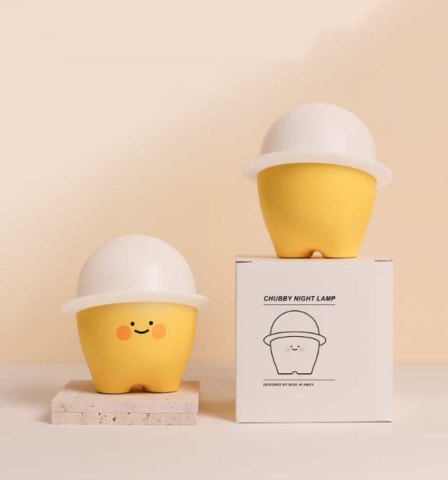 Cute Chubby Night Lamp Sleep Feeding Lamp for Baby Girls Boys