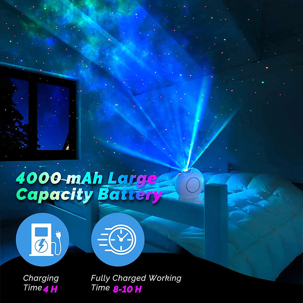 Cordless Nebula Galaxy Projector