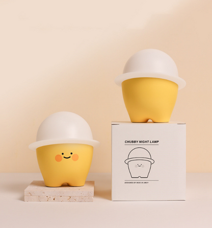 Cute Chubby Night Lamp Sleep Feeding Lamp for Baby Girls Boys